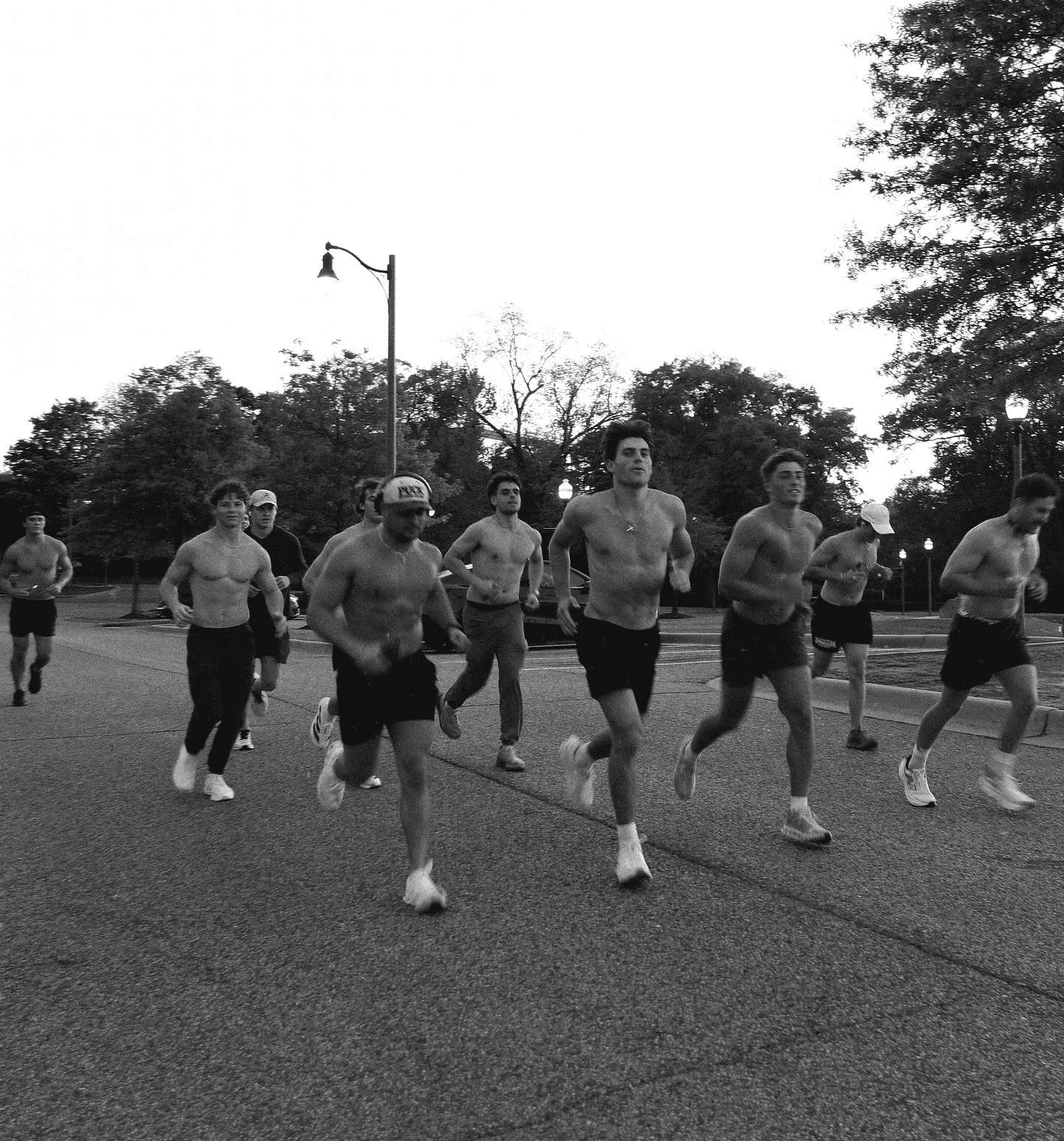 Chapter run at dawn